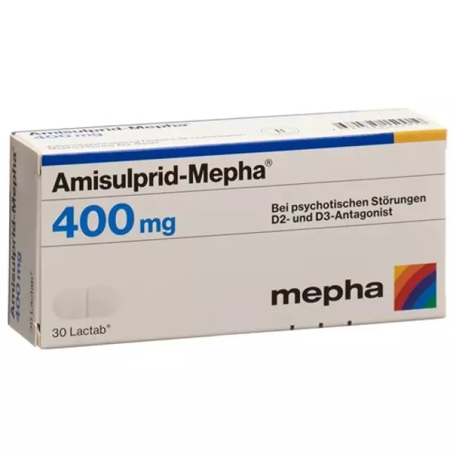 Амісульприд-Мефа Лактаб 400 мг 90 шт Амісульприд-Мефа Лактаб 400 мг 90 шт