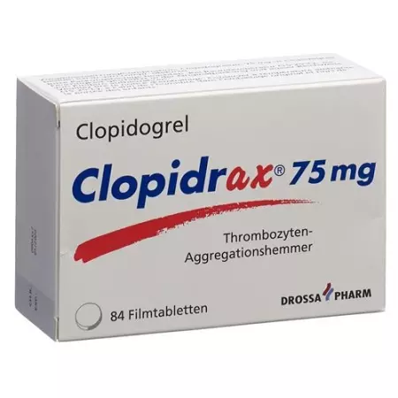Clopidrax 75 mg 84 filmtablets Clopidrax 75 mg 84 filmtablets