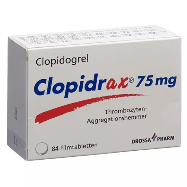 Clopidrax 75 mg 84 filmtablets Clopidrax 75 mg 84 filmtablets