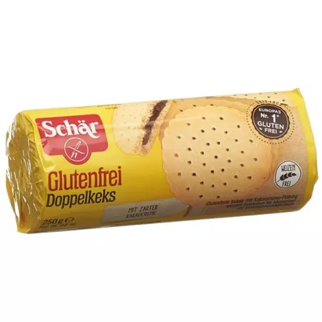 Подвійне печиво Schär без глютену 250 г