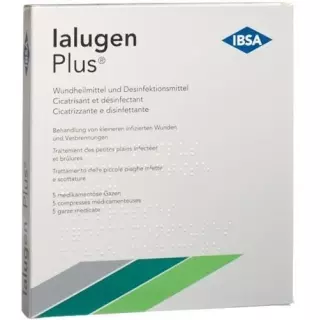 Марля Ialugen Plus медична 10х10 см 5 шт