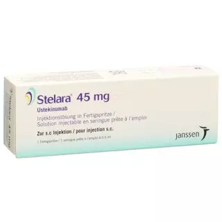 Stelara Inj Lös 45 мг/0,5 мл попередньо наповнений шприц 0,5 мл