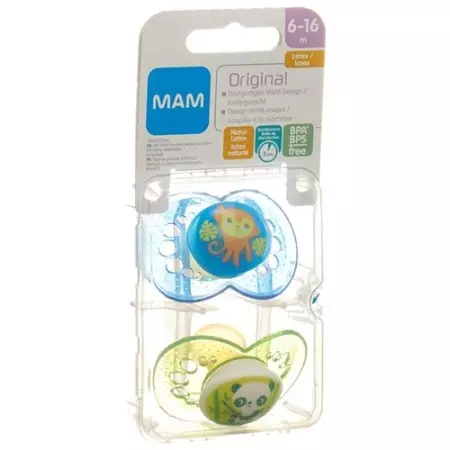 MAM Original Nuggi Latex 6-16 місяців 2 шт MAM Original Nuggi Latex 6-16 місяців 2 шт