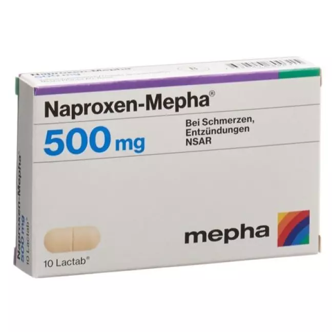 Напроксен-Мефа Лактаб 500 мг 10 шт