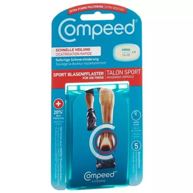 Compeed Sport блістерні пластирі на п&#39;яту 5 шт