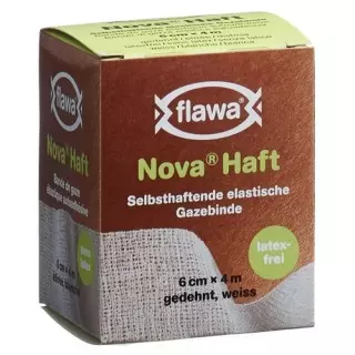 FLAWA NOVA HAFT Еластичний марлевий бинт 6см х 4м або латекс