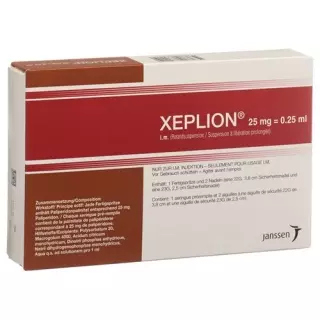 Xeplion Inj Susp 25 мг/0,25 мл Ферцпр 0,25 мл