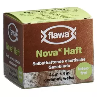 FLAWA NOVA HAFT Еластичний марлевий бинт 4см х 4м або латекс