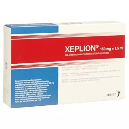 Xeplion Inj Susp 150 мг/1,5 мл Ферцпр 1,5 мл Xeplion Inj Susp 150 мг/1,5 мл Ферцпр 1,5 мл