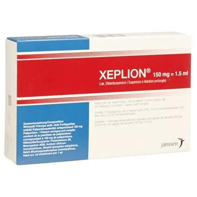 Xeplion Inj Susp 150 мг/1,5 мл Ферцпр 1,5 мл Xeplion Inj Susp 150 мг/1,5 мл Ферцпр 1,5 мл