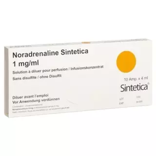 NORADRENALIN SI 4MG O DISULF