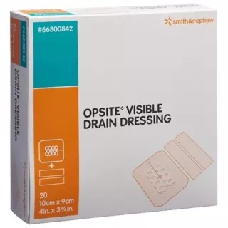 Пов'язка дренажна Opsite Visible Drain Dressing 9х10см 20 шт