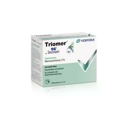 Triomer Lös Sinomarin hypertonic 18 Monodos 5 мл Triomer Lös Sinomarin hypertonic 18 Monodos 5 мл
