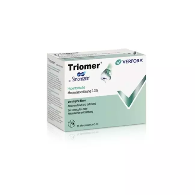 Triomer Lös Sinomarin hypertonic 18 Monodos 5 мл Triomer Lös Sinomarin hypertonic 18 Monodos 5 мл