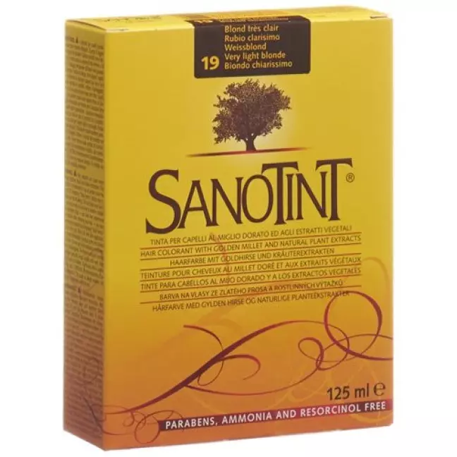 Фарба для волосся Sanotint 19 білий блондин