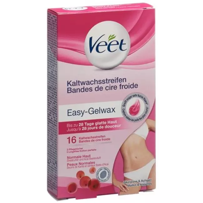 VEET Cold Wax Strips Underarms Bikini 16 шт VEET Cold Wax Strips Underarms Bikini 16 шт