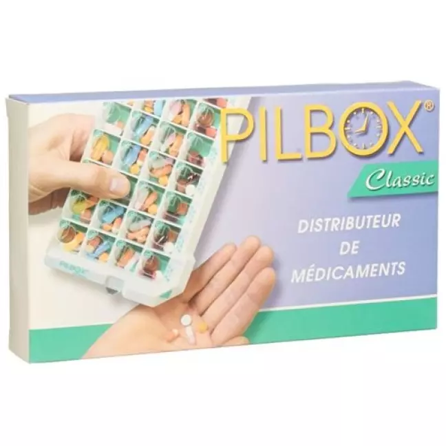 Pilbox Classic дозатор ліків 7 днів італ