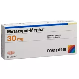 Миртазапин Мефа 30 мг 100 таблеток покрытых оболочкой