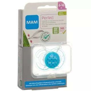 MAM Perfect Dummy Silicone 6-16 місяців 2 шт