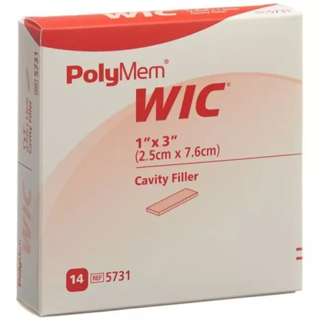 POLYMEM WIC WUNDFUEL 2.5X7.6CM