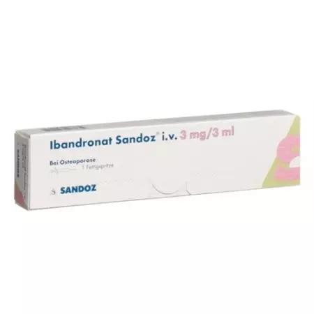 Ibandronat Sandoz Inj Lös 3 мг/3 мл внутрішньовенно Фертспрей 3 мл Ibandronat Sandoz Inj Lös 3 мг/3 мл внутрішньовенно Фертспрей 3 мл
