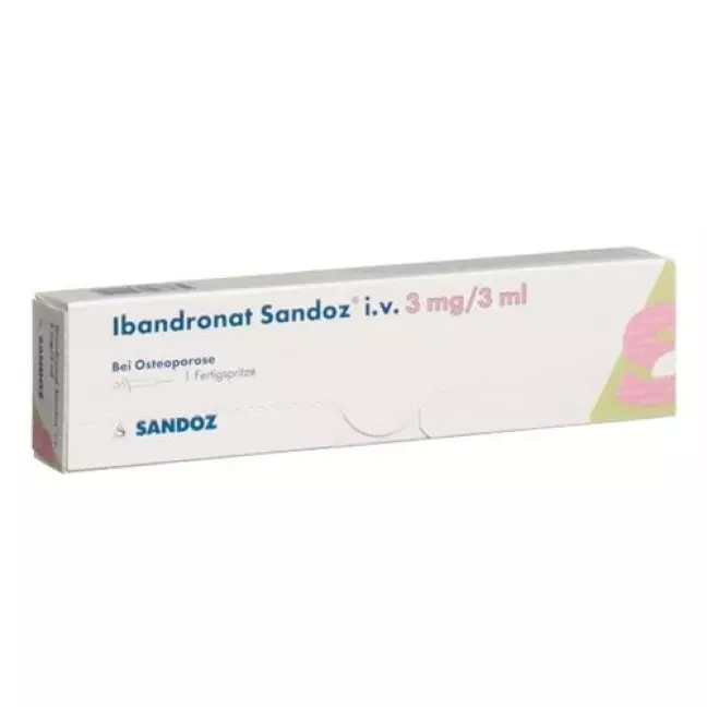 Ibandronat Sandoz Inj Lös 3 мг/3 мл внутрішньовенно Фертспрей 3 мл Ibandronat Sandoz Inj Lös 3 мг/3 мл внутрішньовенно Фертспрей 3 мл