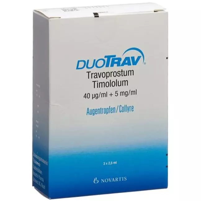 Duotrav Gtt Opht 3 Флакон 2,5 мл