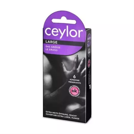 Презерватив Ceylor Large з резервуаром 6 шт Презерватив Ceylor Large з резервуаром 6 шт
