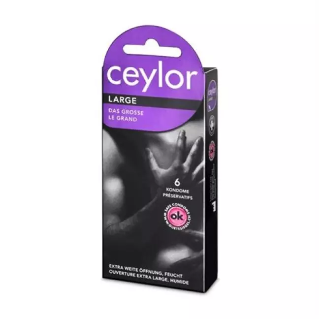 Презерватив Ceylor Large з резервуаром 6 шт Презерватив Ceylor Large з резервуаром 6 шт