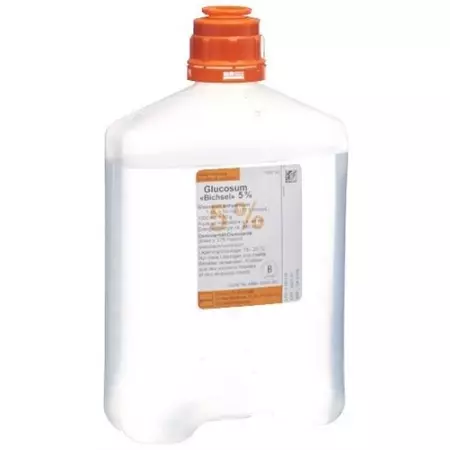 Glucosum Bichsel Inf Lös 5% 1000мл пластикова пляшка без столових приборів
