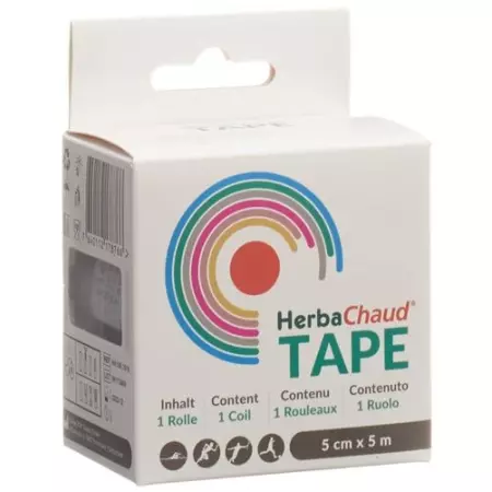 Стрічка HerbaChaud 5см х 5м чорна