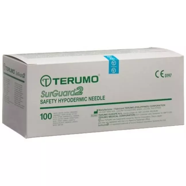 Канюля TERUMO SurGuard2 18G 1.2x25мм рожева 100 шт. Канюля TERUMO SurGuard2 18G 1.2x25мм рожева 100 шт.