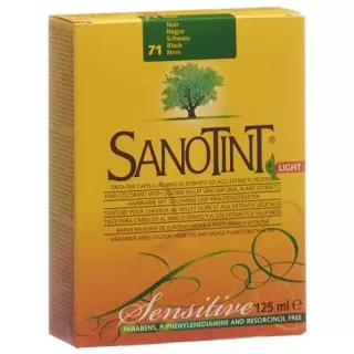 Фарба для волосся Sanotint Sensitive Light 71 чорний
