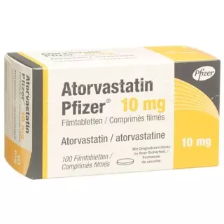 Аторвастатин Pfizer Filmtabl 10 мг 100 шт