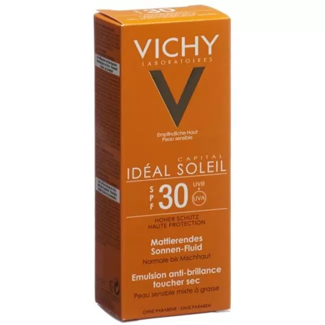 Матуючий сонцезахисний флюїд Vichy Ideal Soleil SPF30 50 мл