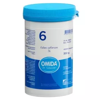 Omida Schüssler Nr6 Kalium sulfuricum таблетки D 6 Ds 350 г