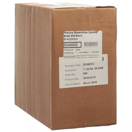 Блістери Pharmis Quattro Small 500 шт Блістери Pharmis Quattro Small 500 шт
