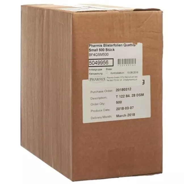 Блістери Pharmis Quattro Small 250 шт