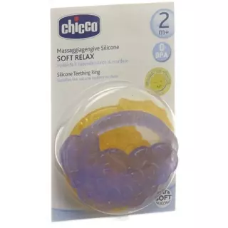 CHICCO Прорізувач масажний силікон Zit/Tra 2+m 2 шт