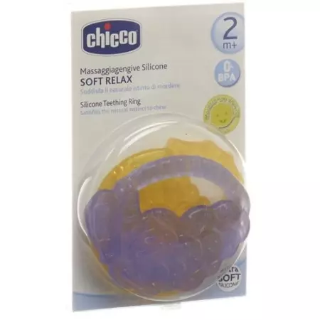 Chicco Massage Beissring Silikon Zit/tra 2+m 2 штуки Chicco Massage Beissring Silikon Zit/tra 2+m 2 штуки
