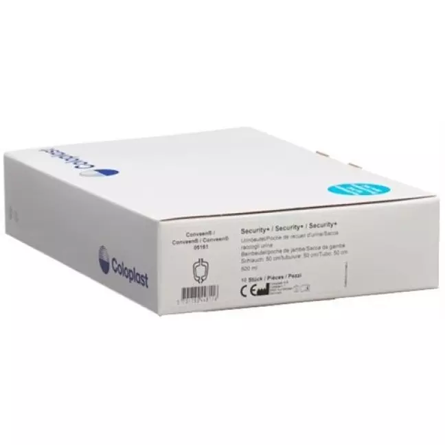 Сумка для ніг Conveen Security Plus 500мл 50см клапан зворотний 10шт