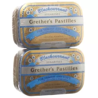 Пастилки з чорної смородини Grethers без цукру 2 дс 110 г