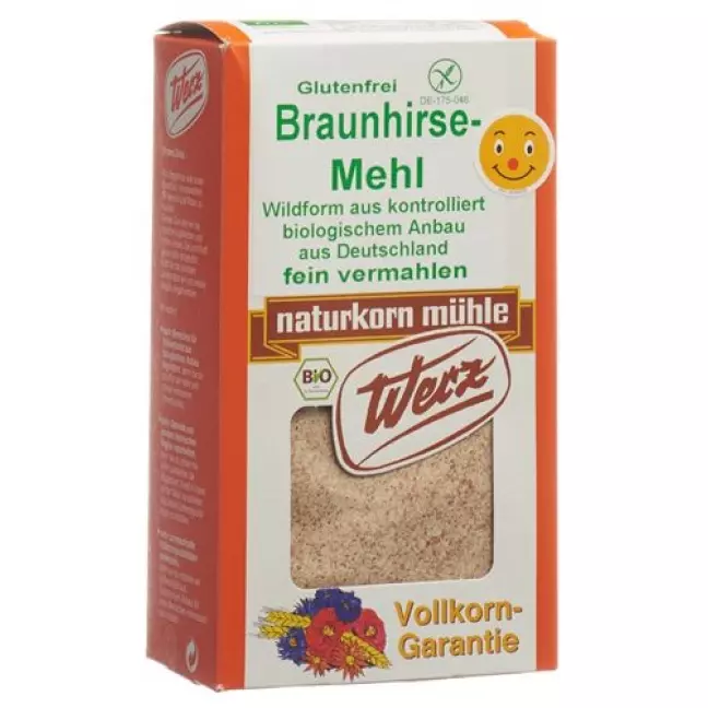 Werz Braunhirse Mehl Bio 500г Werz Braunhirse Mehl Bio 500г