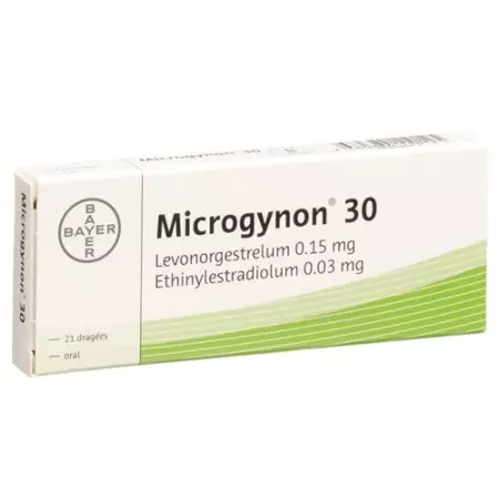 Microgynon 30 Drag 21 шт