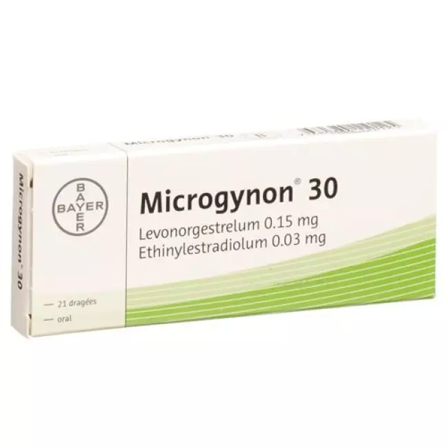 Microgynon 30 Drag 21 шт