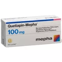Кветиапин Мефа 100 мг 60 таблеток покрытых оболочкой