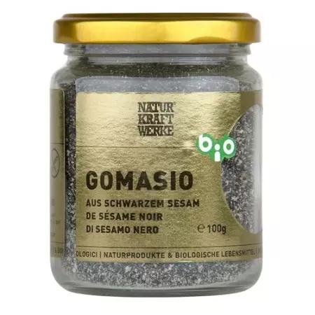 NaturKraftWerke Gomasio з чорного кунжуту органічного/kbA 100 г