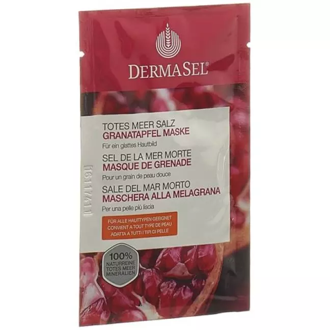 Сумка з гранатовою маскою DermaSel 12 мл