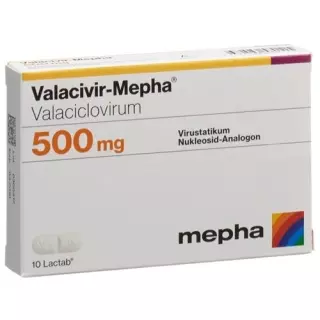 Валацивір-Мефа Лактаб 500 мг 30 шт