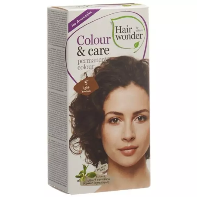 Хна Hairwonder Color & Care 5 світло-коричнева